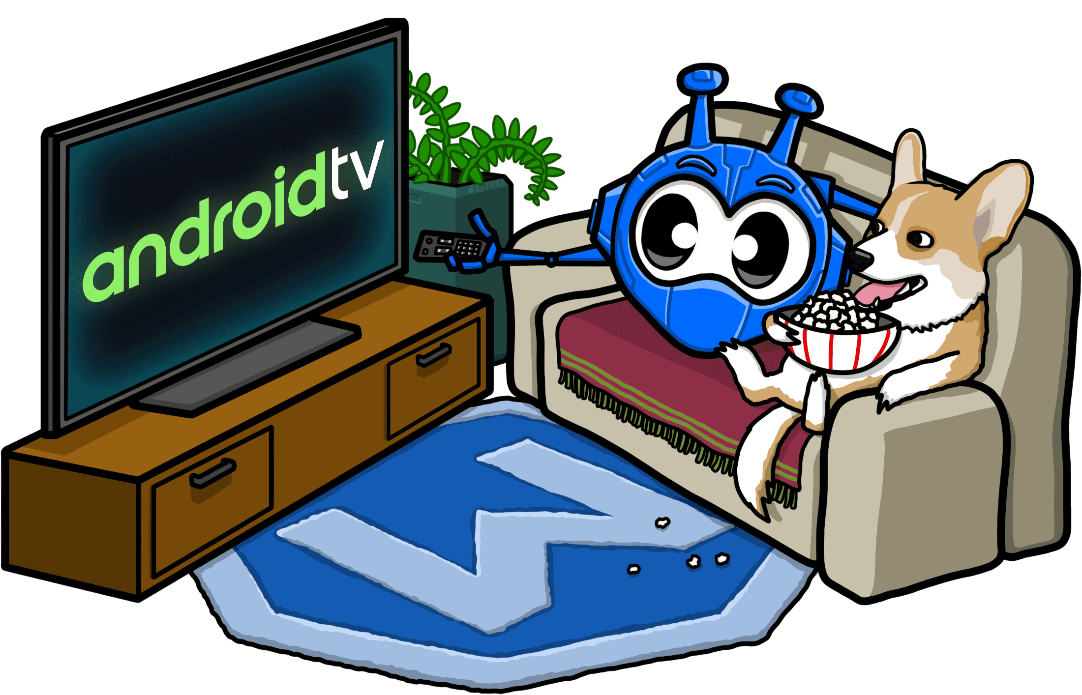 Native VPN for Android TV. No Remote Typing.
