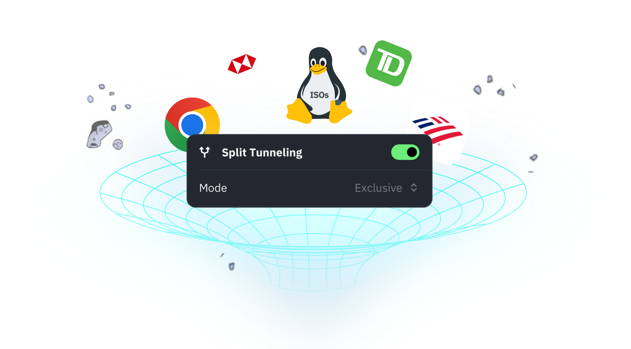 Personalized Protection with Split Tunneling